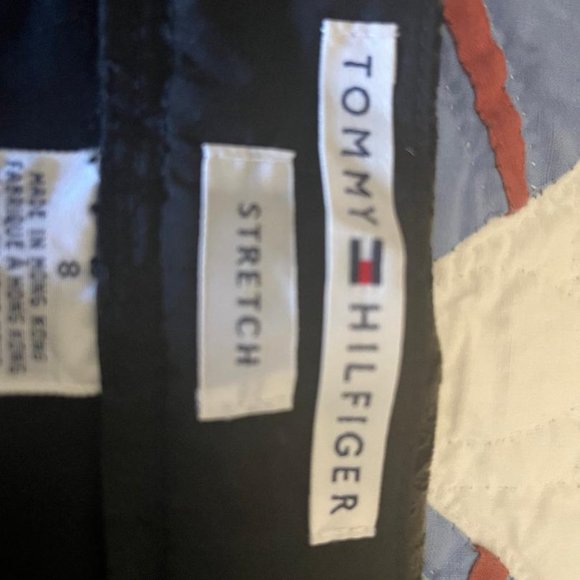 Tommy Hilfiger Black Velvet Pants Size 8 - Picture 3 of 8